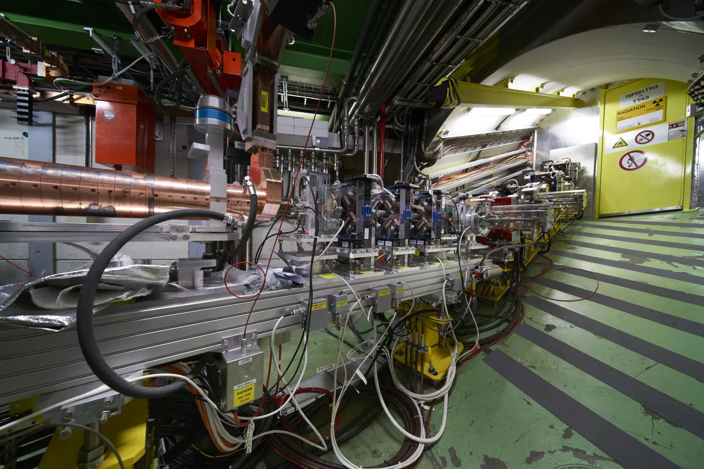 Electron beam line
